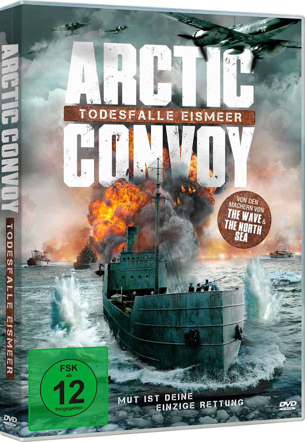 Arctic Convoy - Todesfalle Eismeer (DVD) Werbung, Plakat, Flugzeug, Transport, Fahrzeug