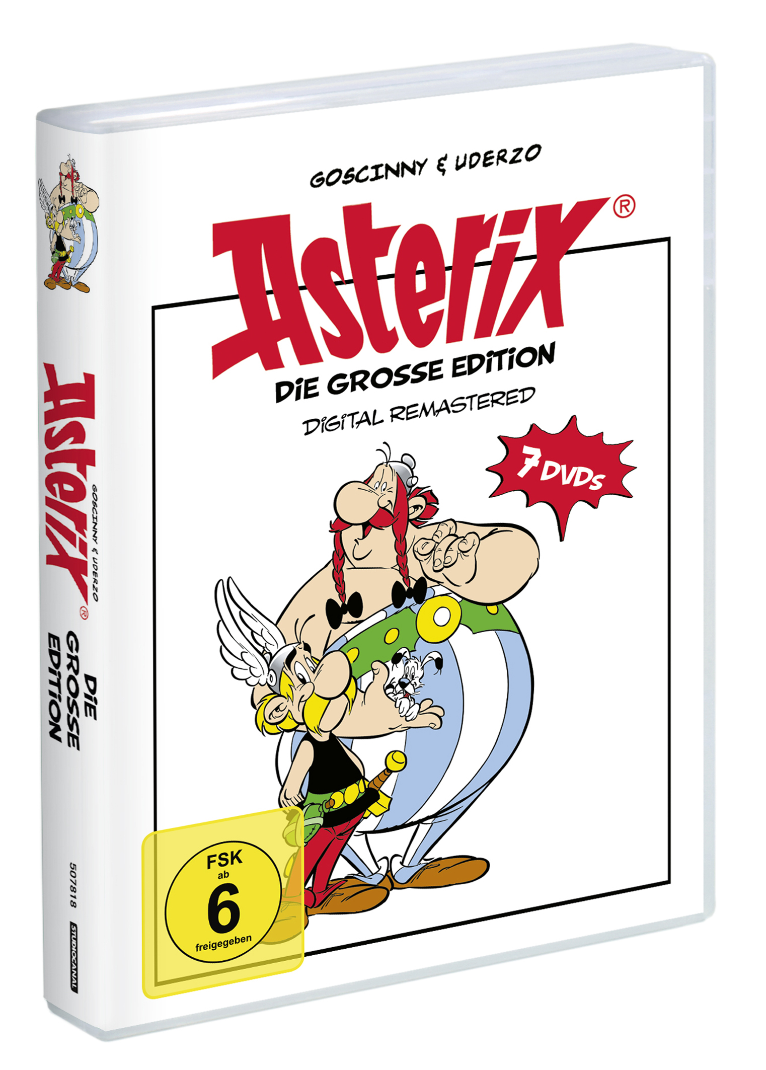 Die große Asterix Edition - Digital Remastered (2023) (7 DVDs) Buch, Veröffentlichung, Comics