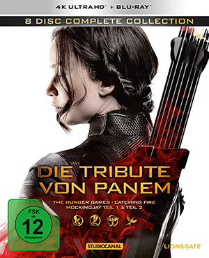 Die Tribute von Panem - Complete Collection (4 4K Ultra HDs + 4 Blu-rays) Cover