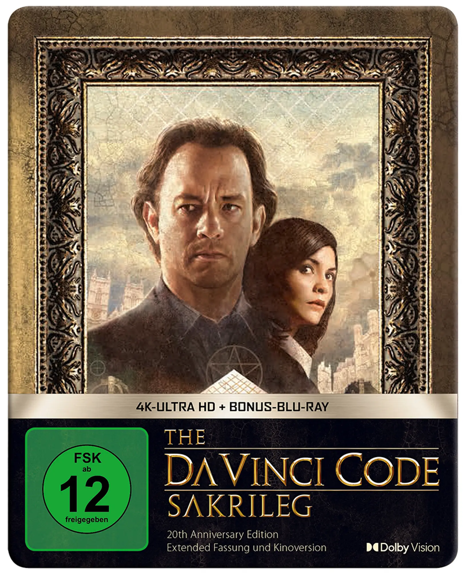 The Da Vinci Code - Sakrileg (Steelbook, 2 4K-UHD+Bonus-Blu-ray) Cover