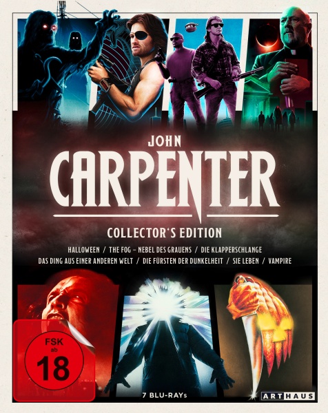 John Carpenter Collector's Edition (7 Blu-rays) Cover John Carpenter Collector's Edition (7 Blu-rays) Cover