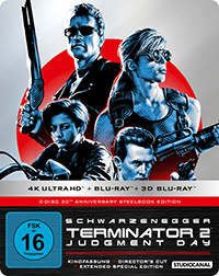 Terminator 2 - Limited 30th Anniversary - Steelbook Edition (4K Ultra HD+3D Blu-ray+Blu-ray) Cover Terminator 2 - Limited 30th Anniversary - Steelbook Edition (4K Ultra HD+3D Blu-ray+Blu-ray) Cover