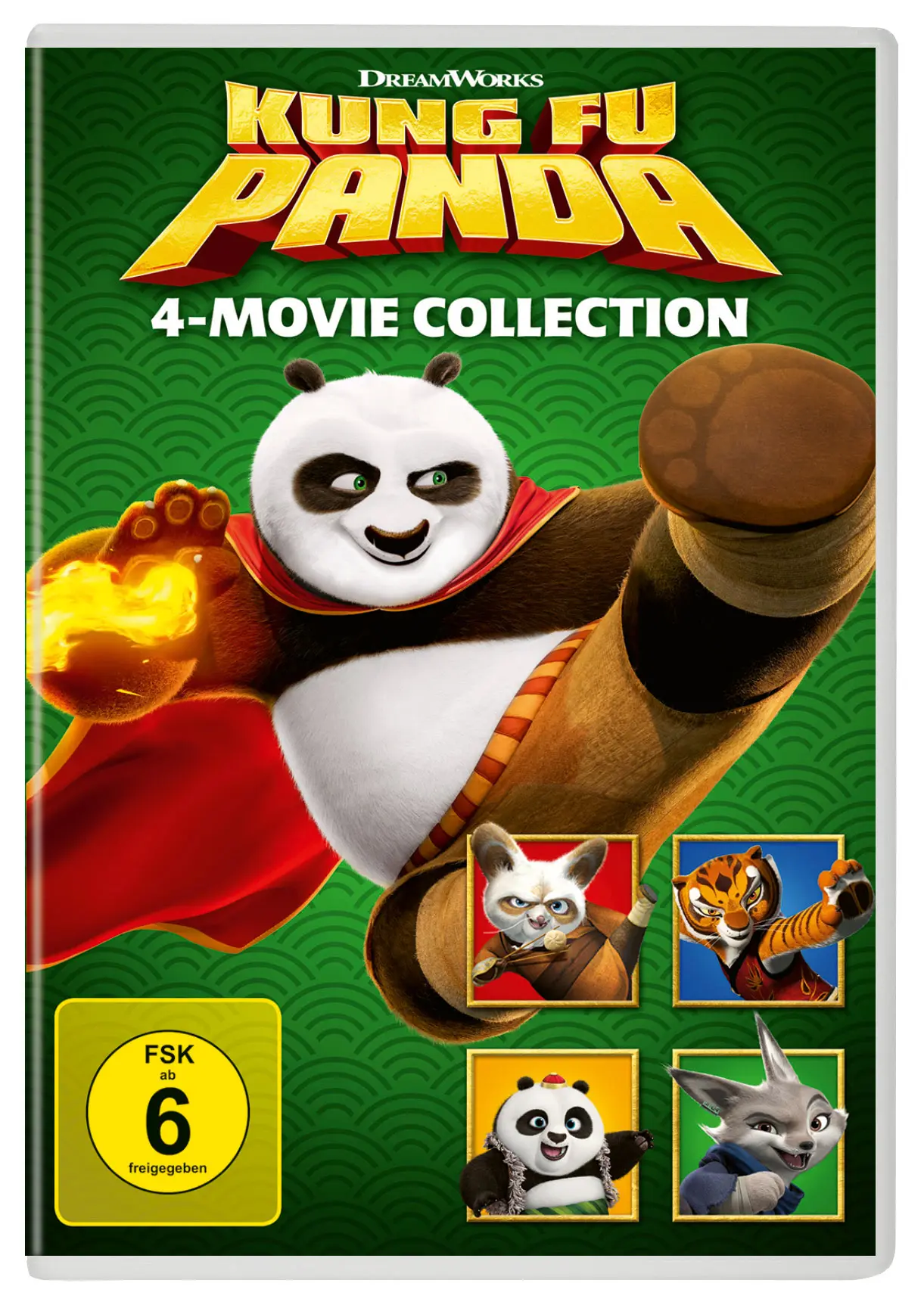 Kung Fu Panda 1-4 Box Set (DVD)