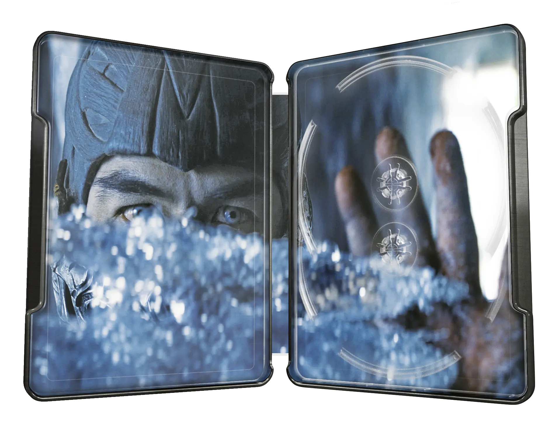 Blu-ray-Steelbook, Metallhülle, Filmmotiv, Blaues Design
