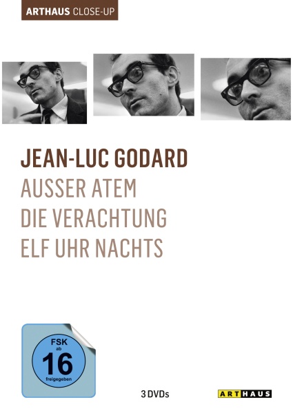 Jean-Luc Godard -Arthaus Close-Up (3 DVDs) Cover Jean-Luc Godard -Arthaus Close-Up (3 DVDs) Cover