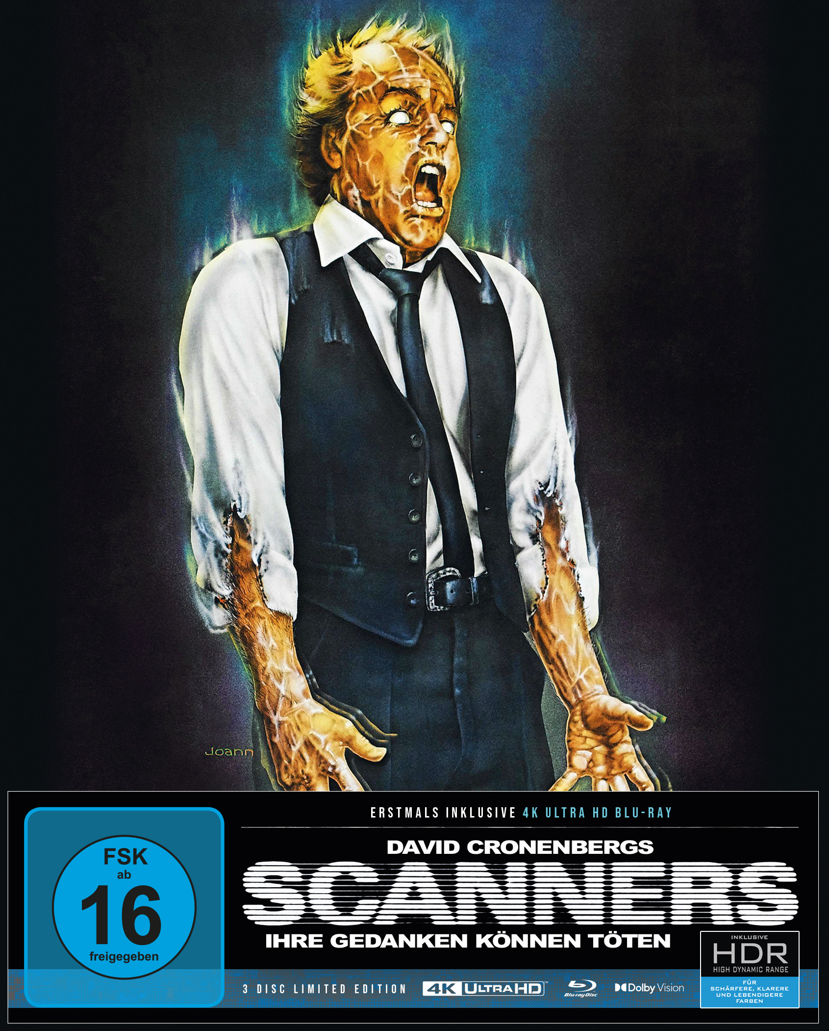 Scanners (Mediabook, 4K-UHD+2 Blu-rays) (Shop Exklusiv)