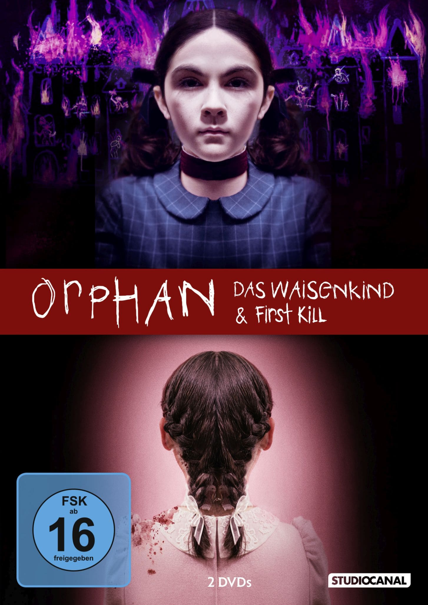 Orphan: First Kill & Das Waisenkind (2 DVDs) Cover Orphan: First Kill & Das Waisenkind (2 DVDs) Cover