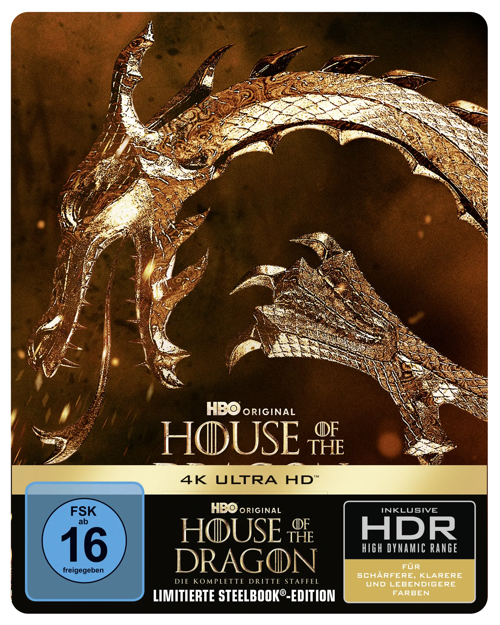 4K-UHD-Blu-ray, Steelbook-Edition, Fernsehserie, Staffel 3, Fantasyserie