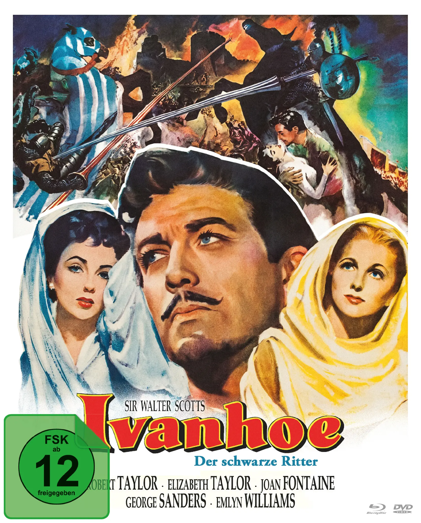 Ivanhoe - Der schwarze Ritter (Digipack, Blu-ray+DVD)