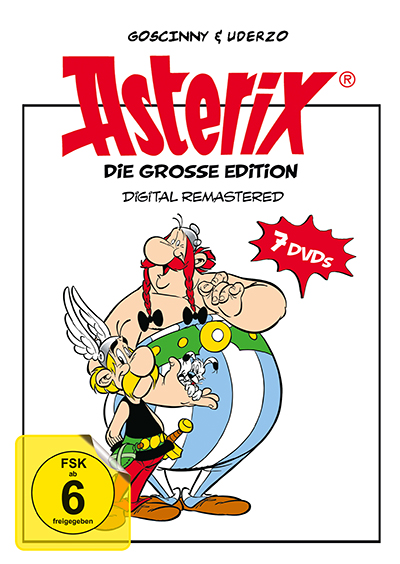 Die große Asterix Edition - Digital Remastered (7 DVDs) Cover