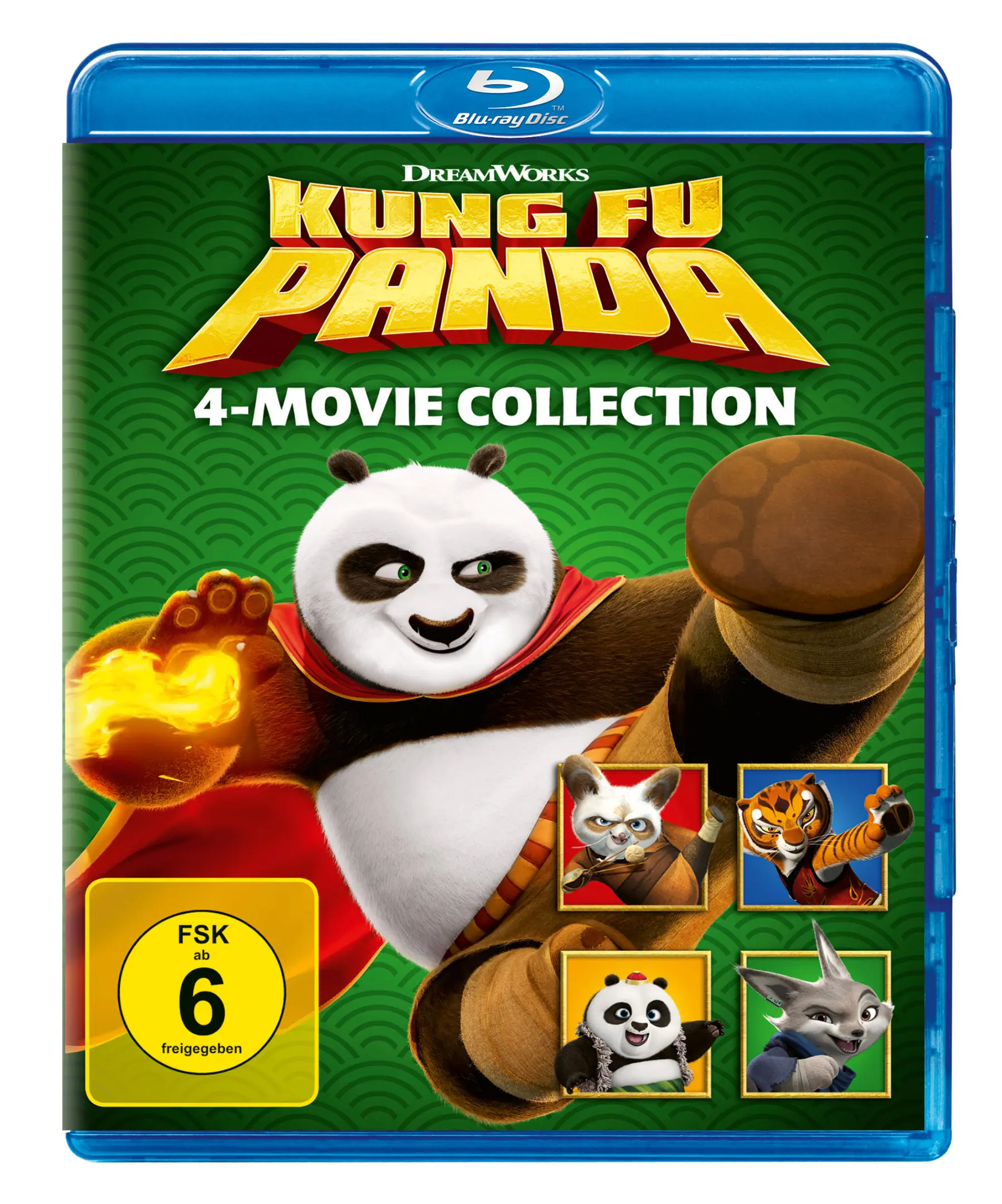 Kung Fu Panda 1-4 Box Set (Blu-ray)