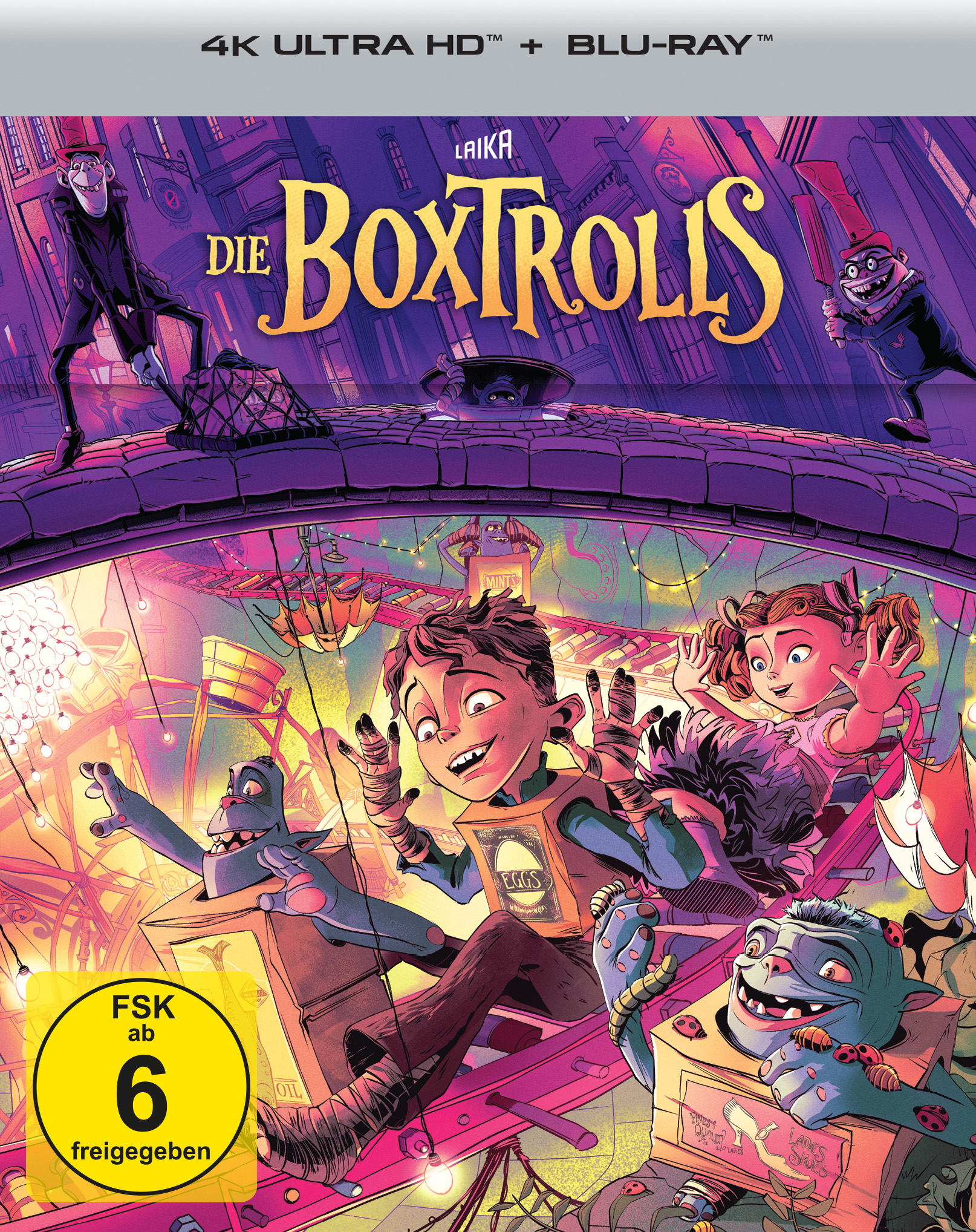 Die Boxtrolls (Steelbook, 4K-UHD+Blu-ray) Die Boxtrolls (Steelbook, 4K-UHD+Blu-ray)