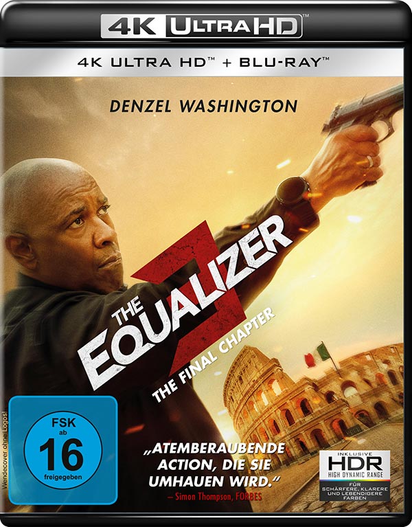 The Equalizer 3 - The Final Chapter (4K-UHD+Blu-ray) Cover