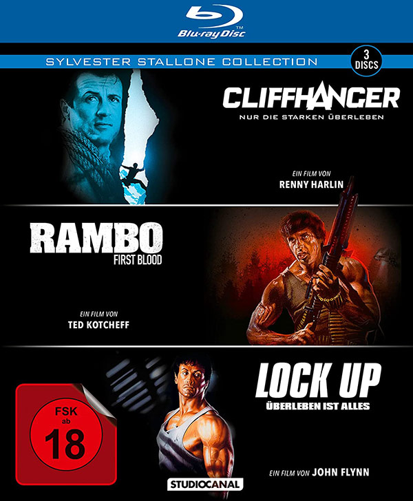 Sylvester Stallone Collection (3 Blu-rays) Cover Sylvester Stallone Collection (3 Blu-rays) Cover