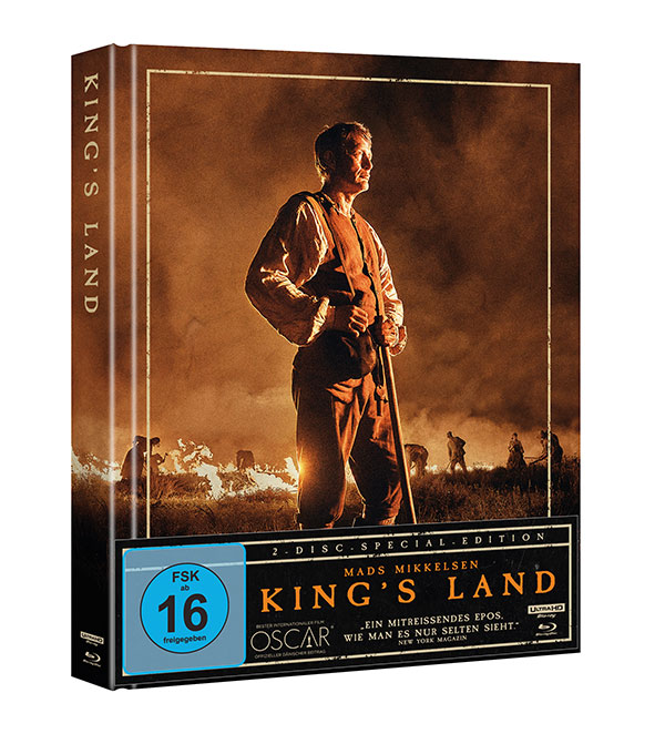 King's Land (Mediabook, 4K-UHD+Blu-ray) Erwachsener, Männlich, Mann, Person, Buch