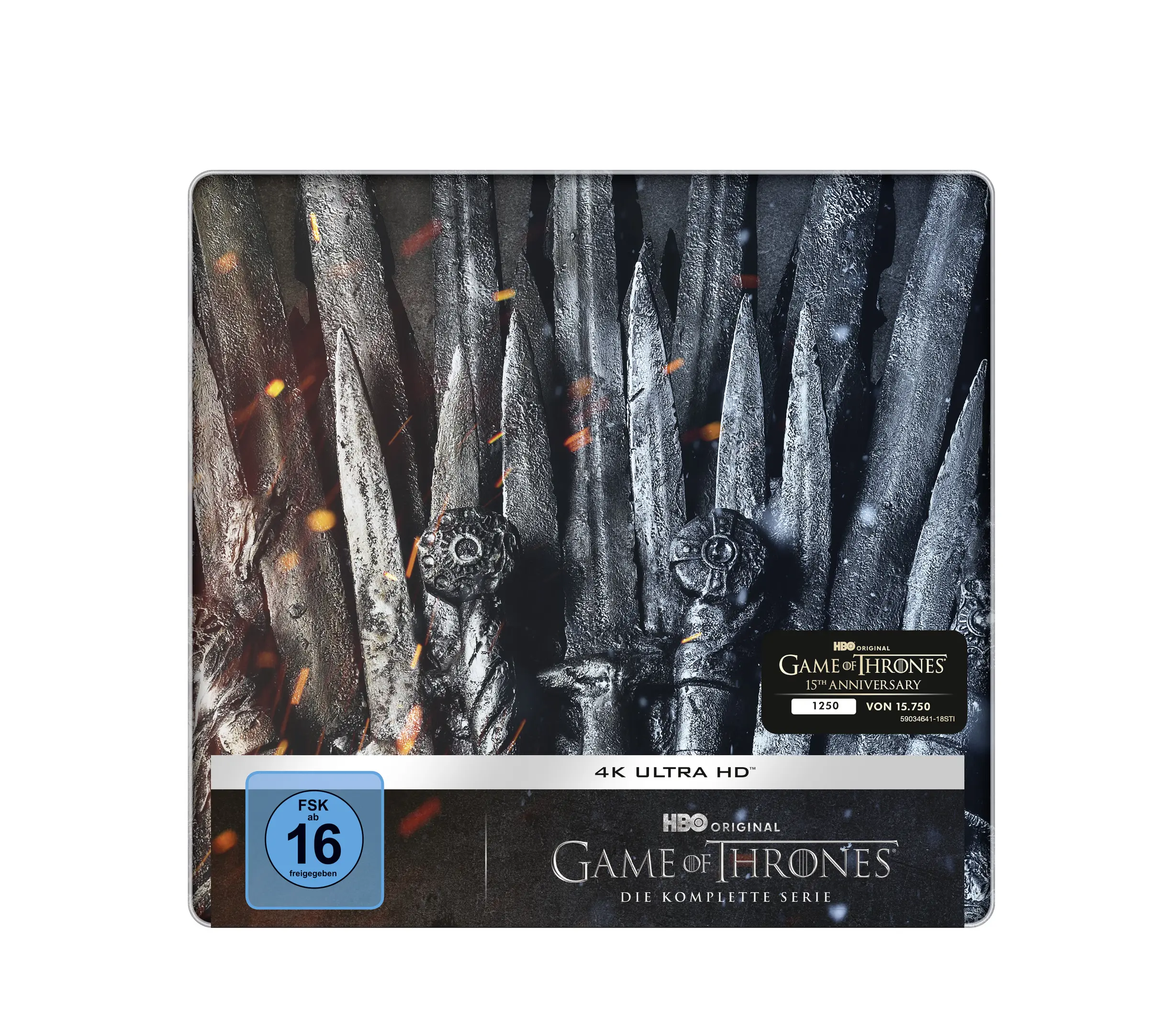 4K, Ultra HD, Game of Thrones, Die komplette Serie, Blu-ray Hülle