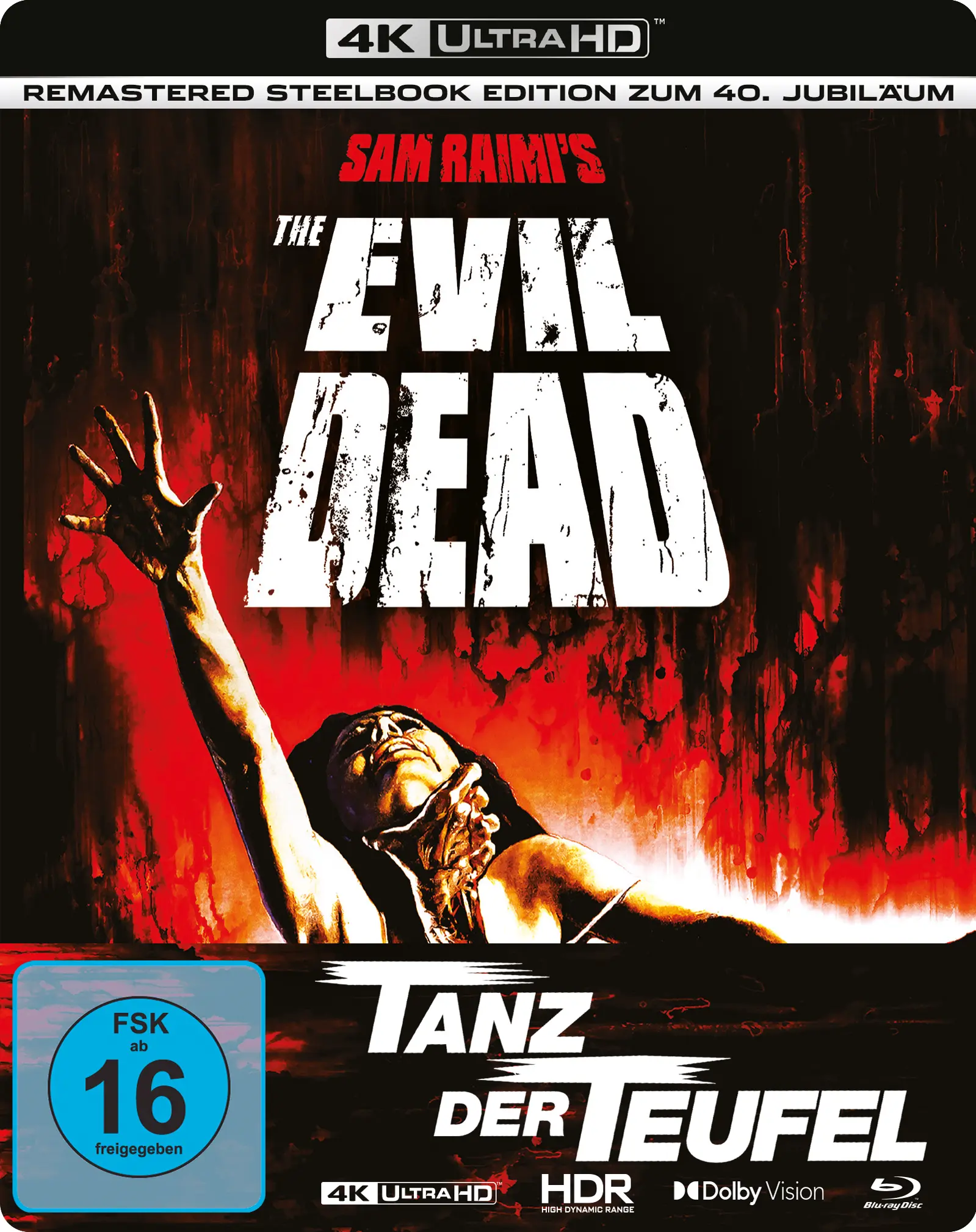 Tanz der Teufel (40th Anniversary Steelbook, Remastered 4K-UHD+Blu-ray)(Shop exklusiv) Cover