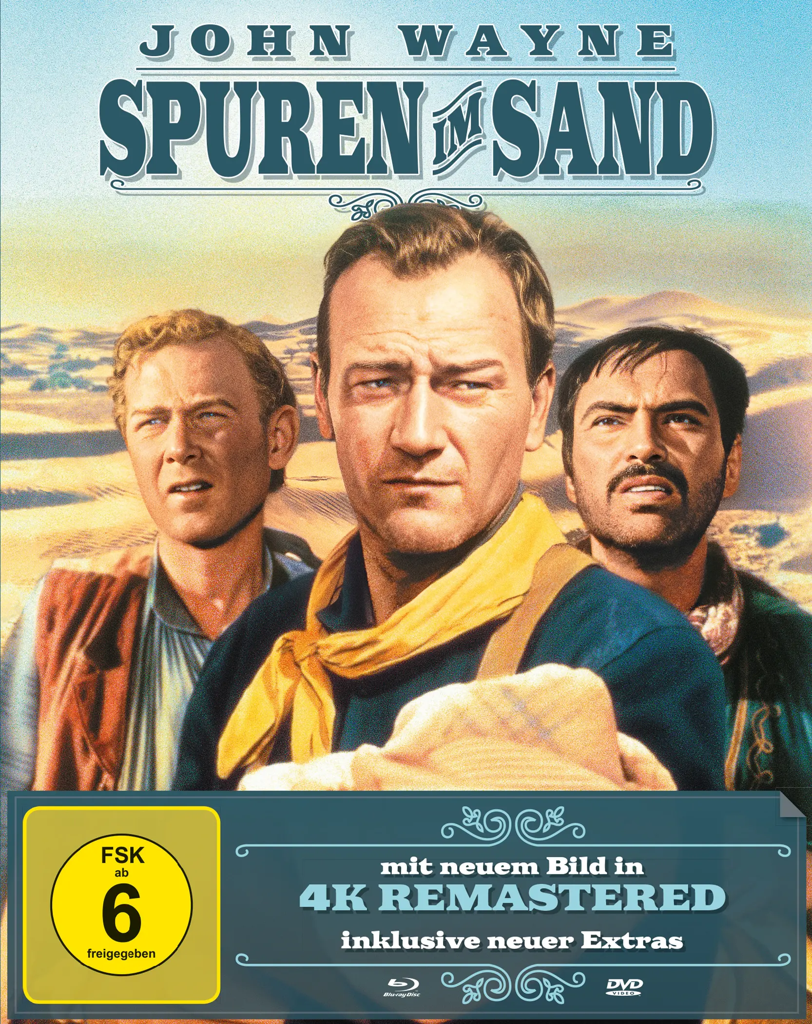 Spuren im Sand - 4K-Remastered (Mediabook, 2 Blu-rays) Cover Spuren im Sand - 4K-Remastered (Mediabook, 2 Blu-rays) Cover