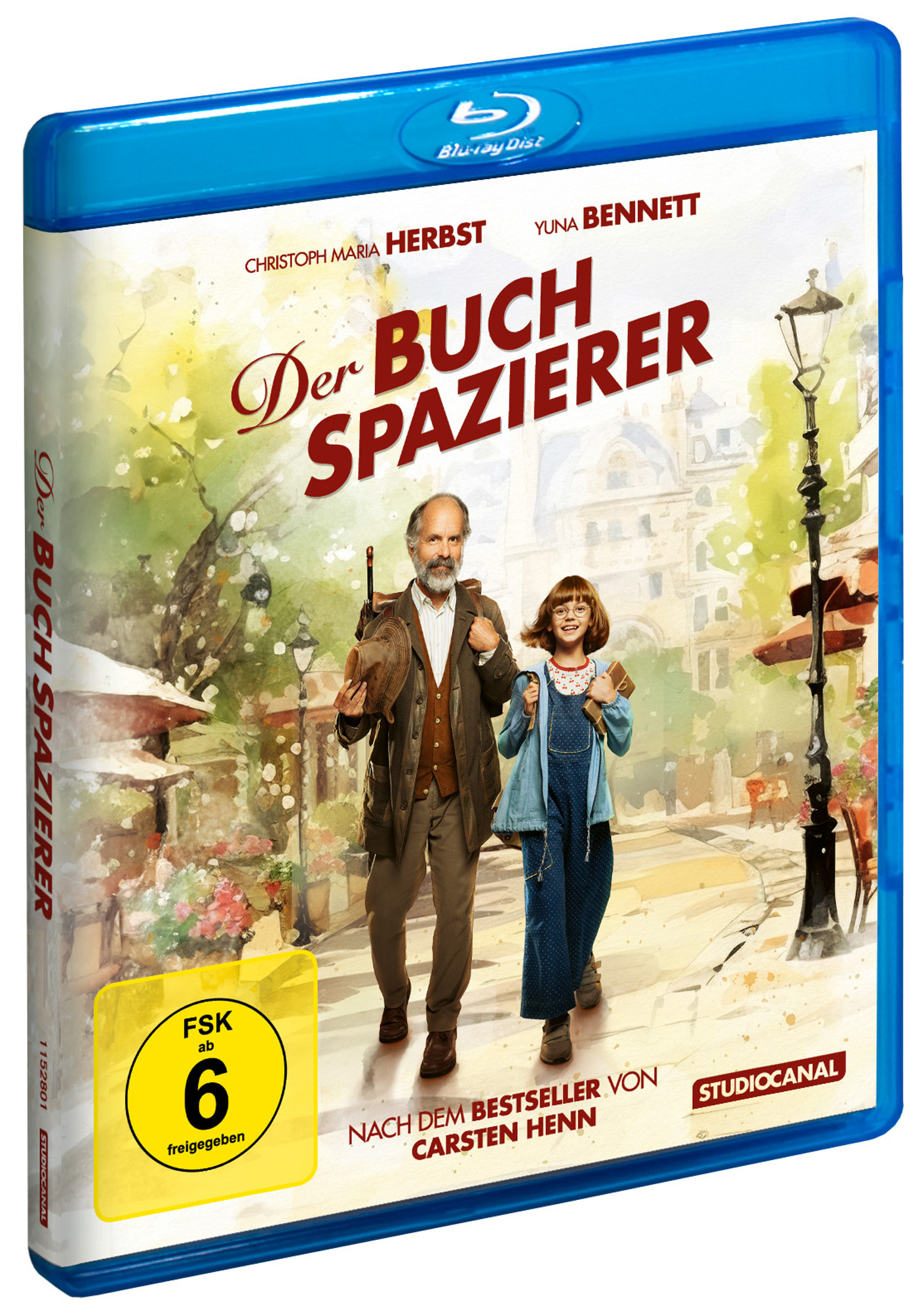 Der Buchspazierer (Blu-ray) Mantel, Buch, Erwachsener, Mann, Person