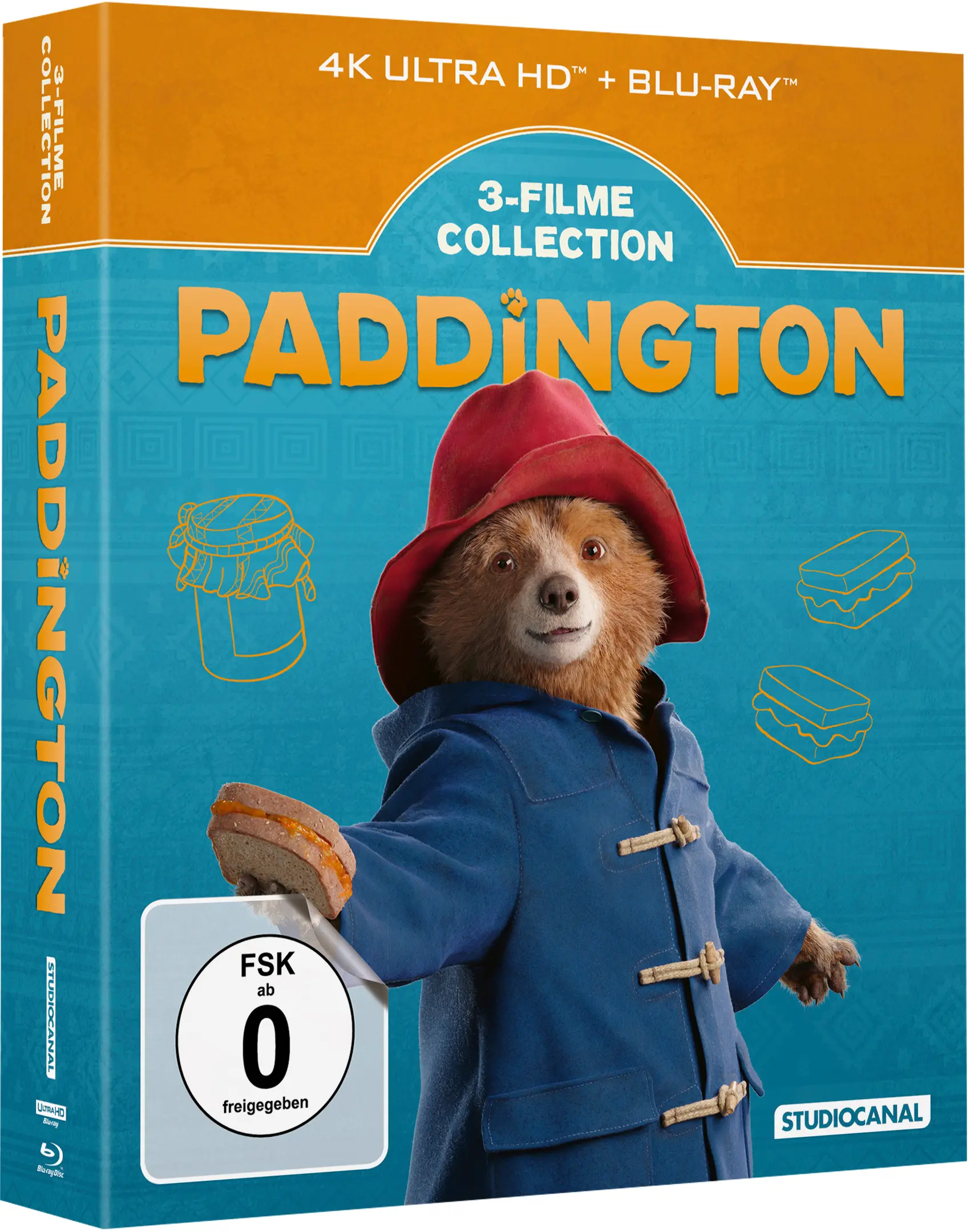 Paddington - 3 Filme Collection (3 4K-UHDs) Paddington - 3 Filme Collection (3 4K-UHDs)