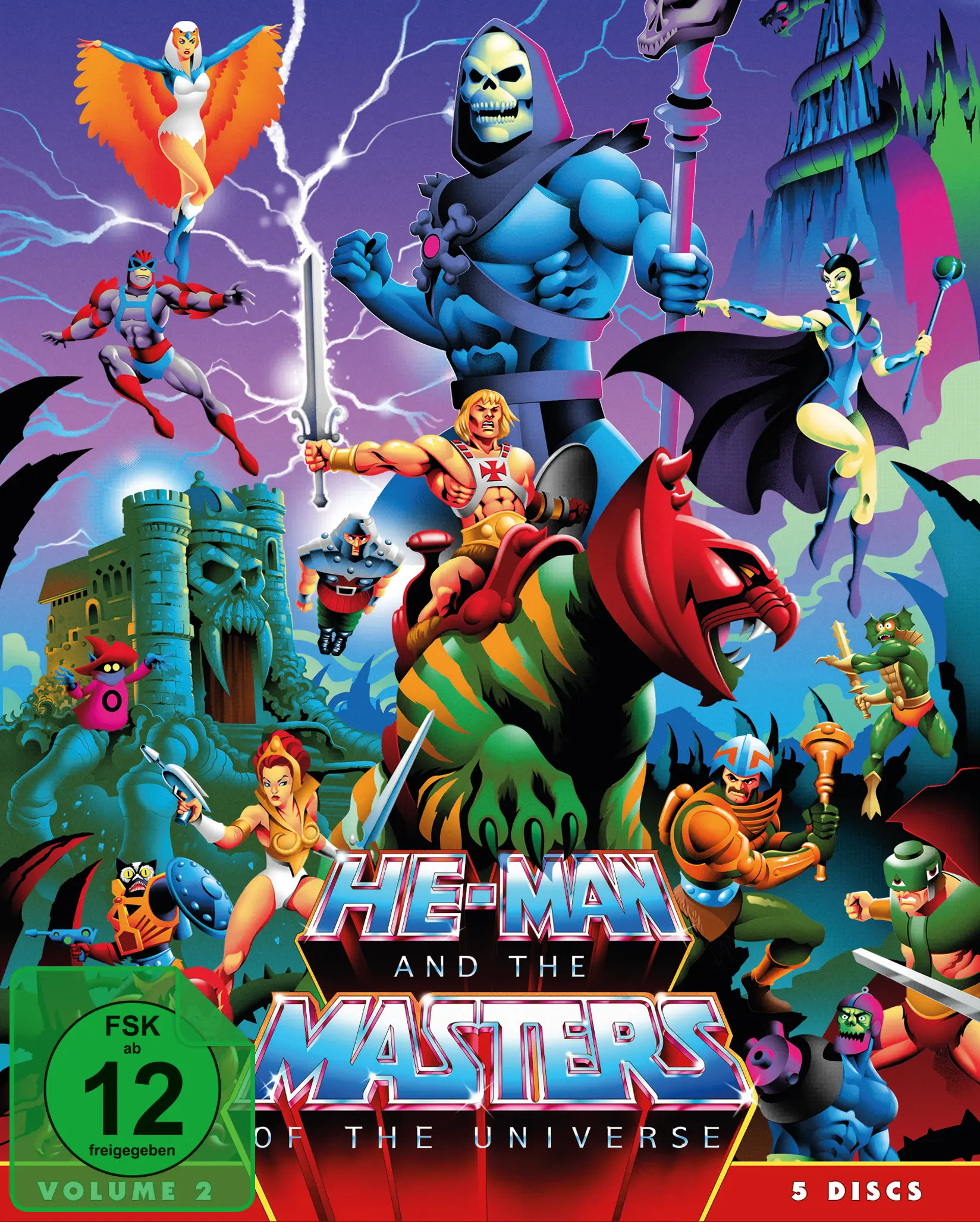 He-Man and the Masters of the Universe (1983) (Vol. 2) (5 Blu-rays) Cover He-Man and the Masters of the Universe (1983) (Vol. 2) (5 Blu-rays) Cover