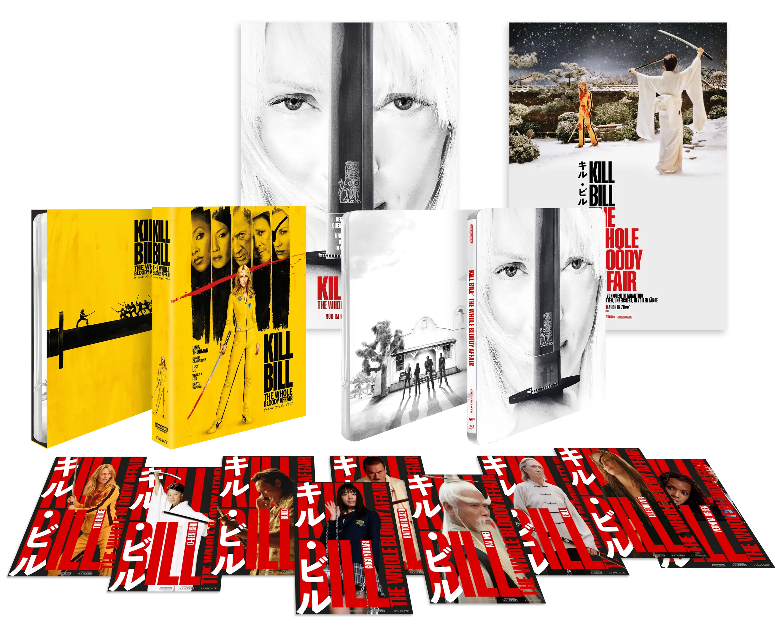 Kill Bill: The Whole Bloody Affair (Collectors Steelbook Edition, 2 4K-UHDs+2 Blu-rays) (Shop)