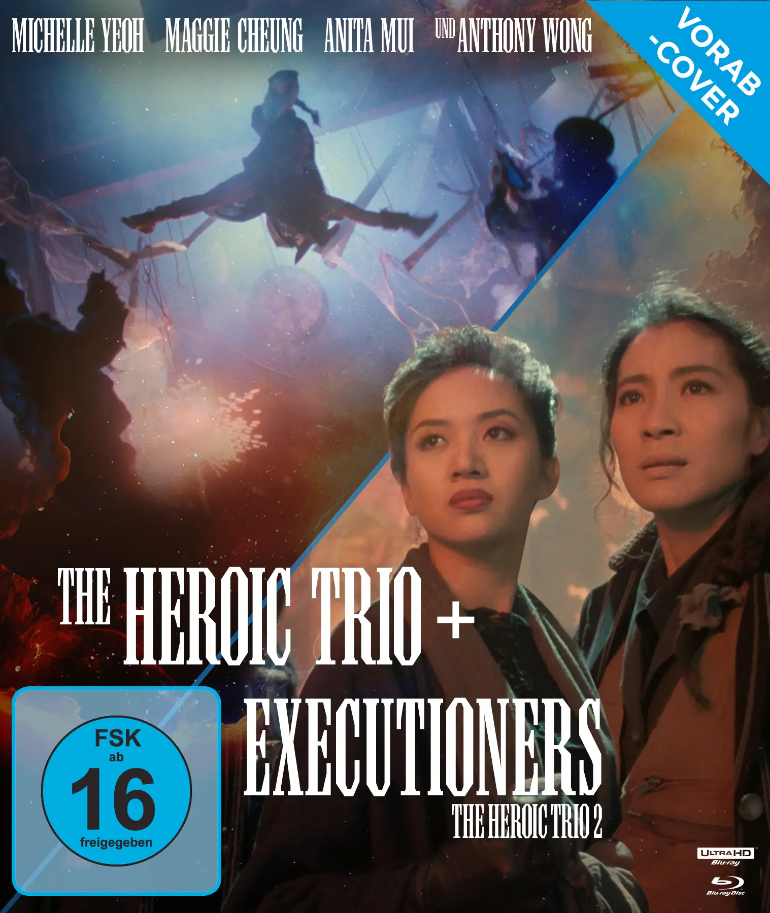 Heroic Trio 1+2 (2 4K-UHDs+2 Blu-rays) Cover