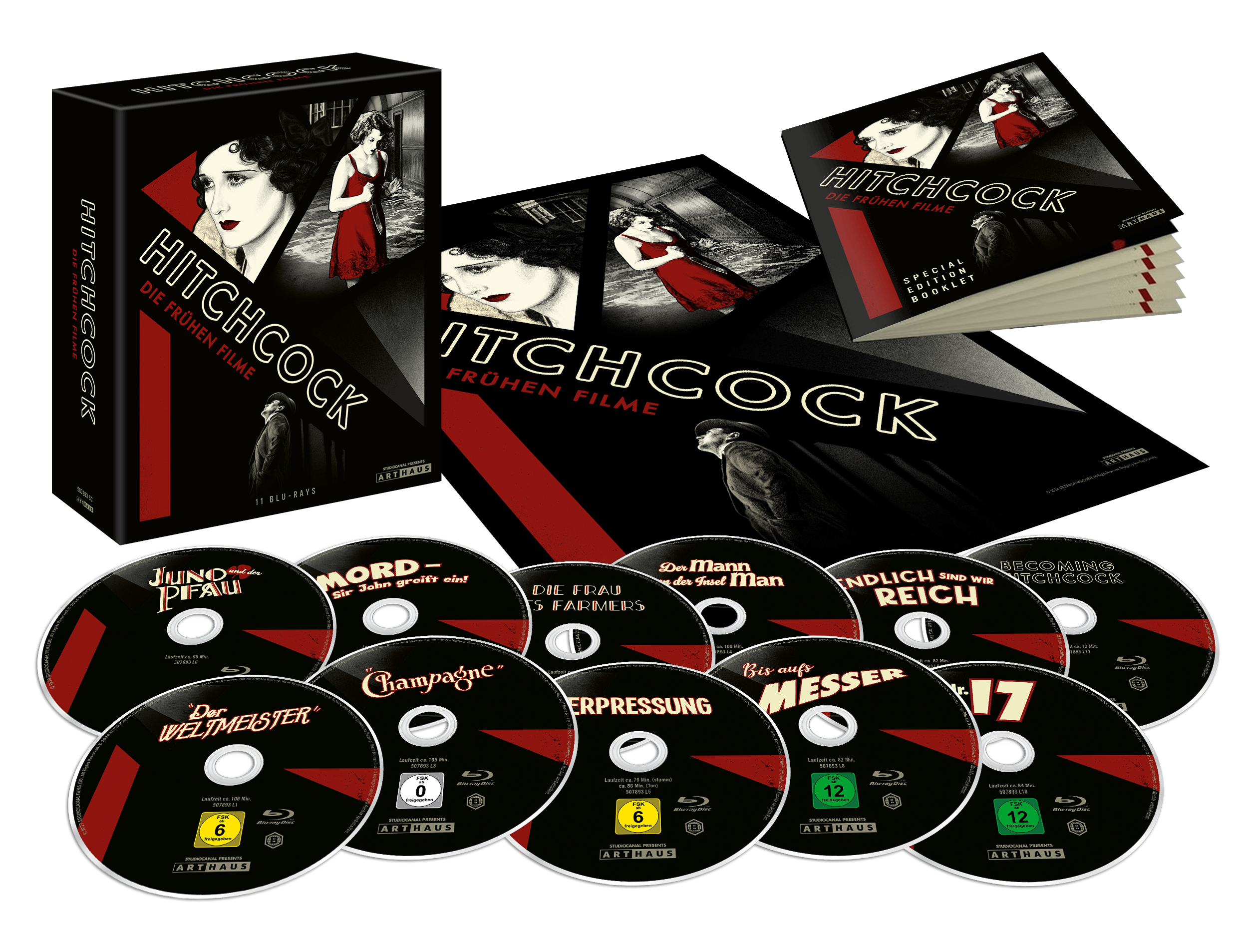 Alfred Hitchcock - Die frühen Filme (11 Blu-rays) Alfred Hitchcock - Die frühen Filme (11 Blu-rays)
