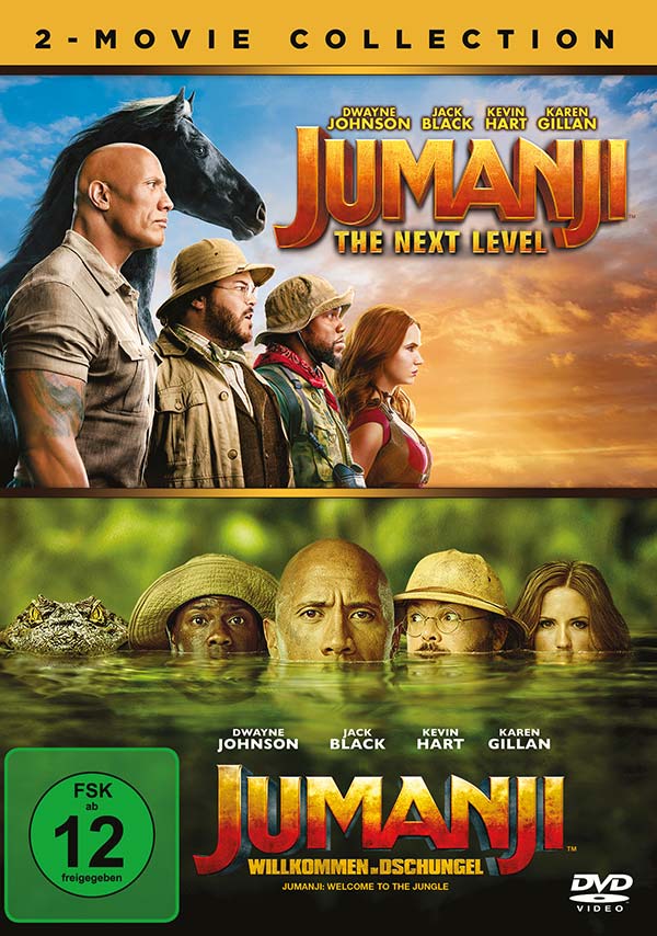Jumanji: The Next Level / Jumanji: Willkommen im Dschungel (2 DVDs) Cover