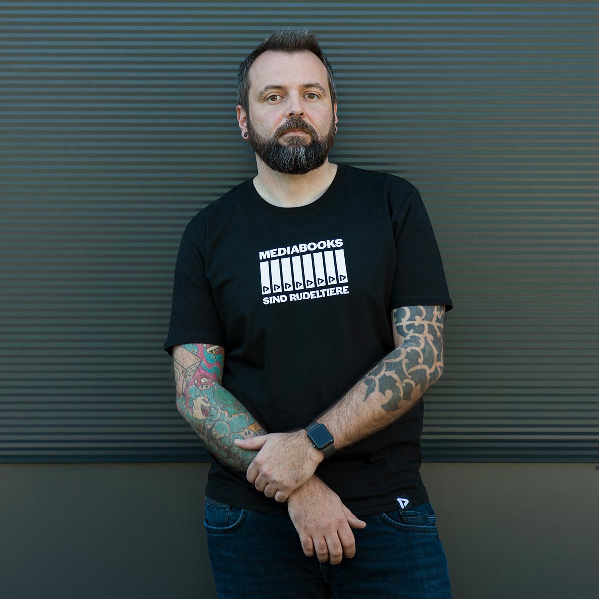 Rudeltiere PP T-Shirt Men Black Rudeltiere PP T-Shirt Men Black