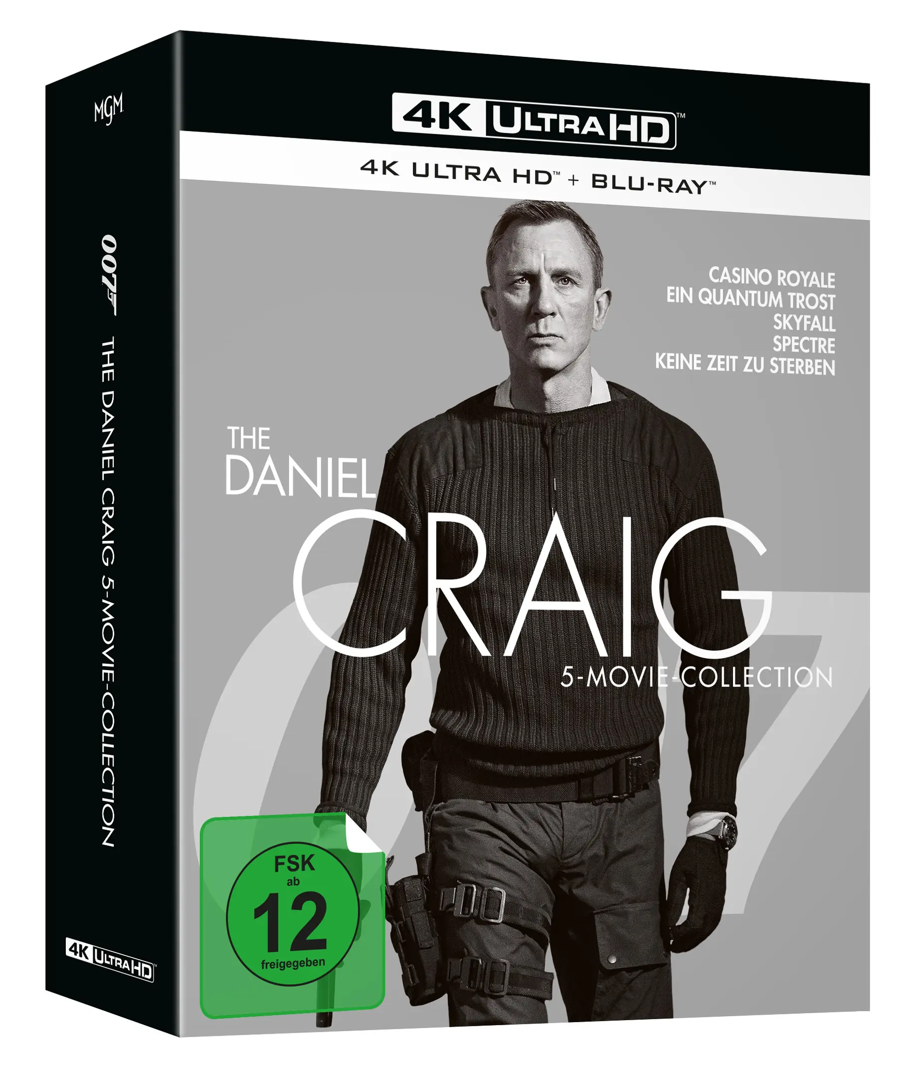 James Bond - The Daniel Craig 5-Movie-Collection (5 4K-UHD + 5 Blu-ray)