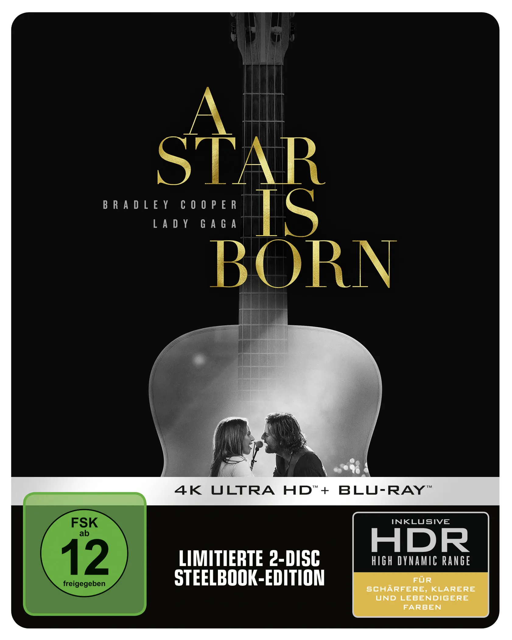 A Star Is Born (Steelbook, 4K-UHD+Blu-ray)
