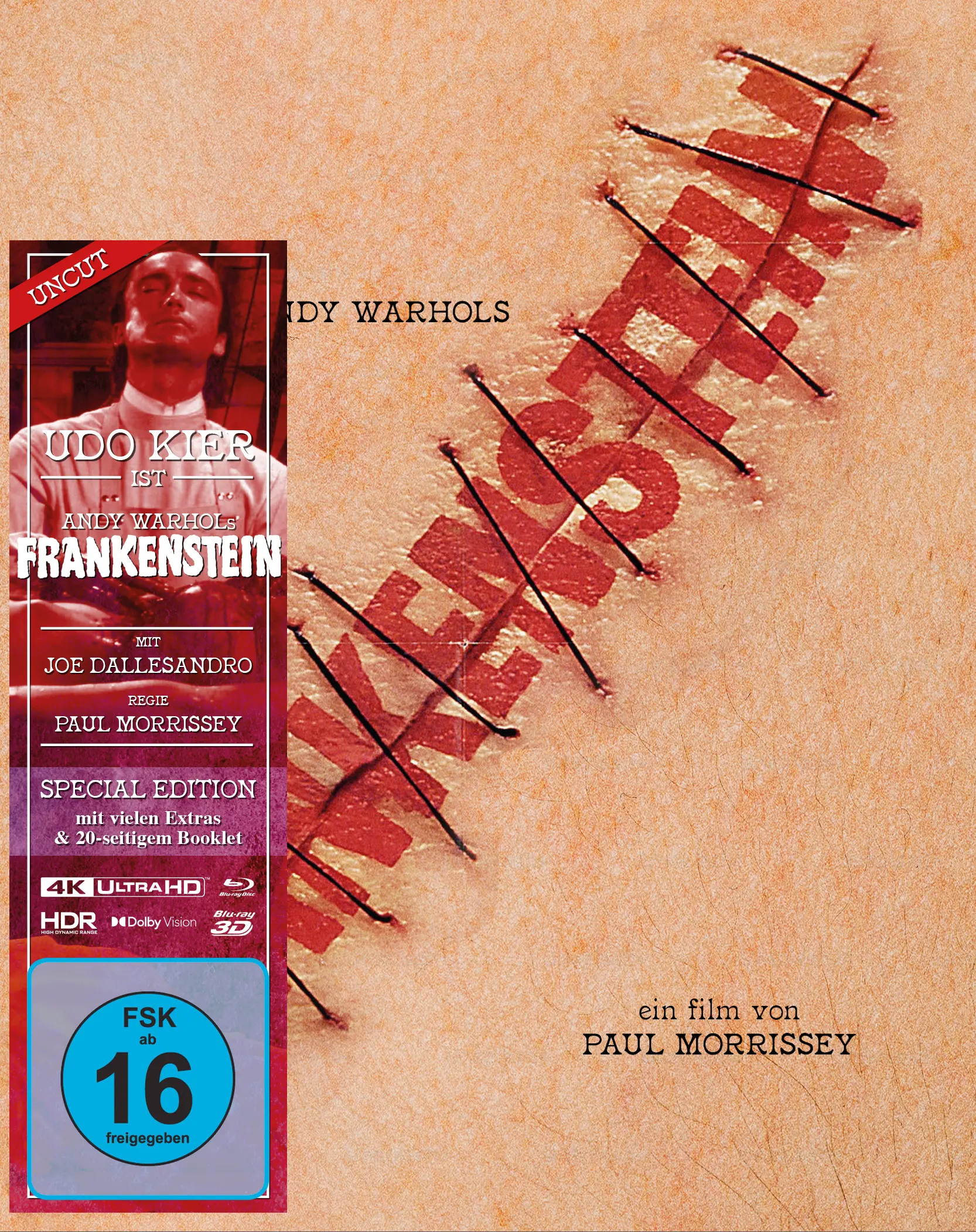 Andy Warhols Frankenstein (Mediabook B, 4K-UHD+2 Blu-rays) Andy Warhols Frankenstein (Mediabook B, 4K-UHD+2 Blu-rays)