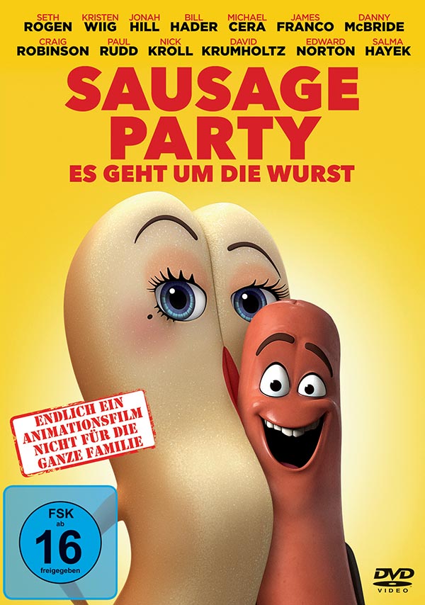 Sausage Party - Es geht um die Wurst (DVD) Cover
