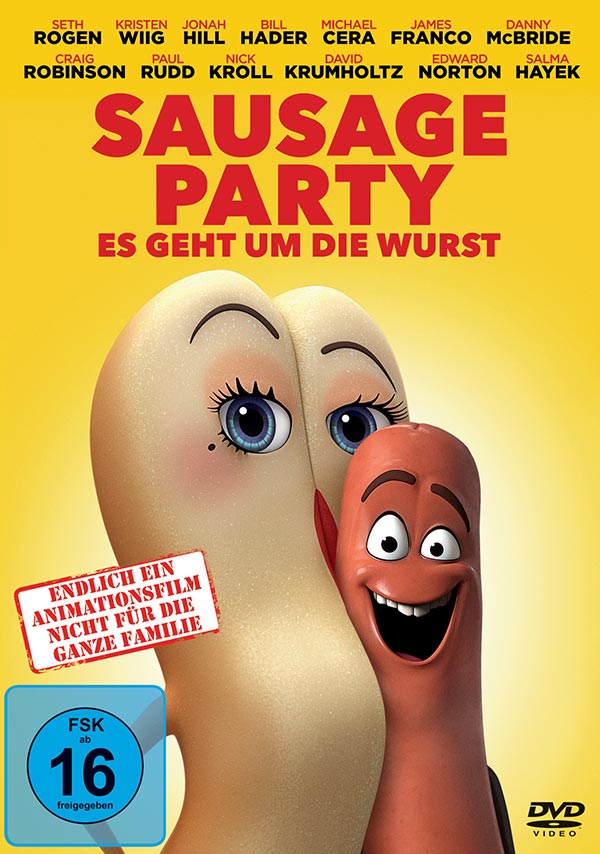 Sausage Party - Es geht um die Wurst (DVD) Cover Sausage Party - Es geht um die Wurst (DVD) Cover