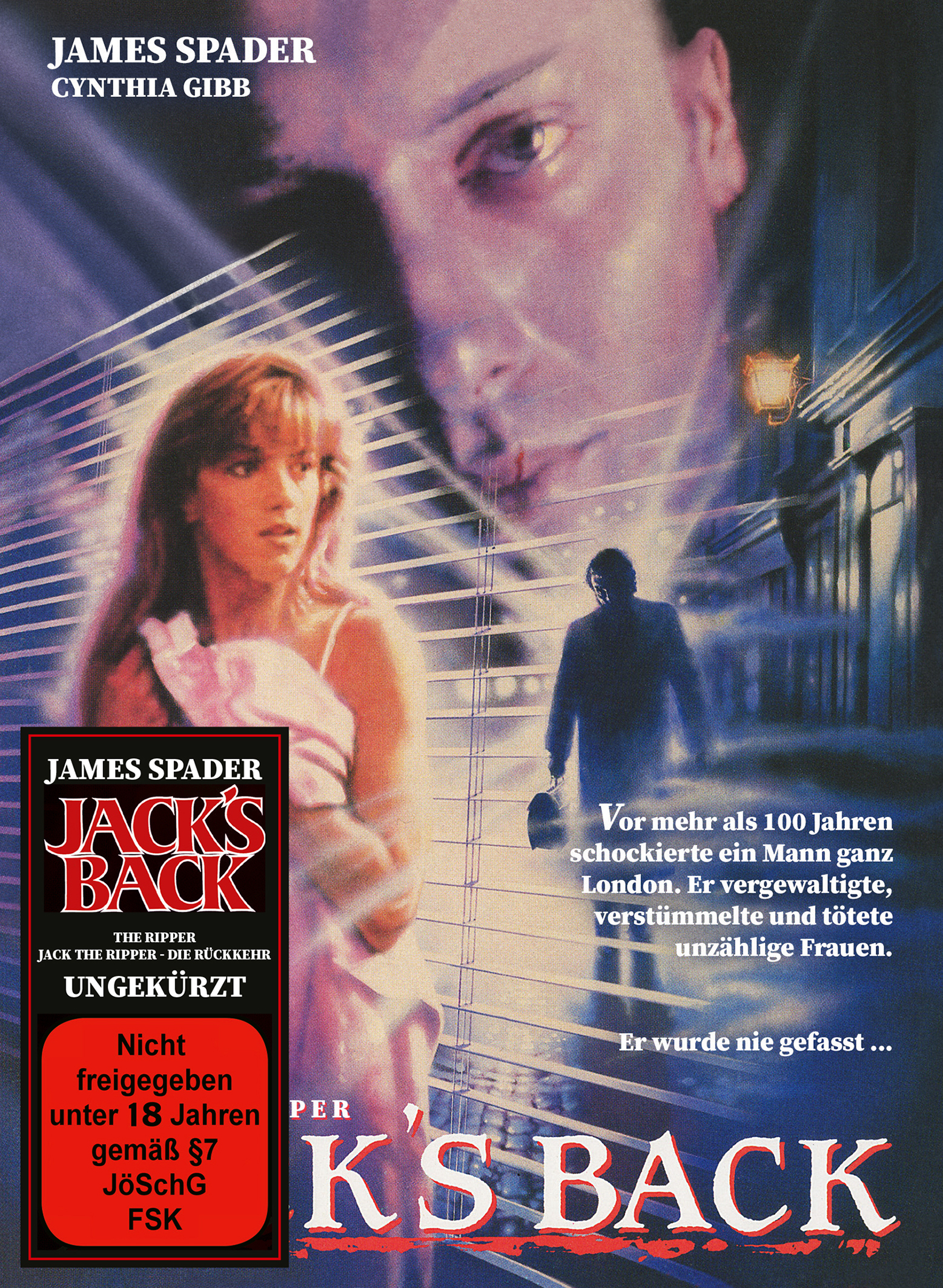 Jack´s Back - The Ripper (Mediabook B, Blu-ray+DVD) Cover Jack´s Back - The Ripper (Mediabook B, Blu-ray+DVD) Cover