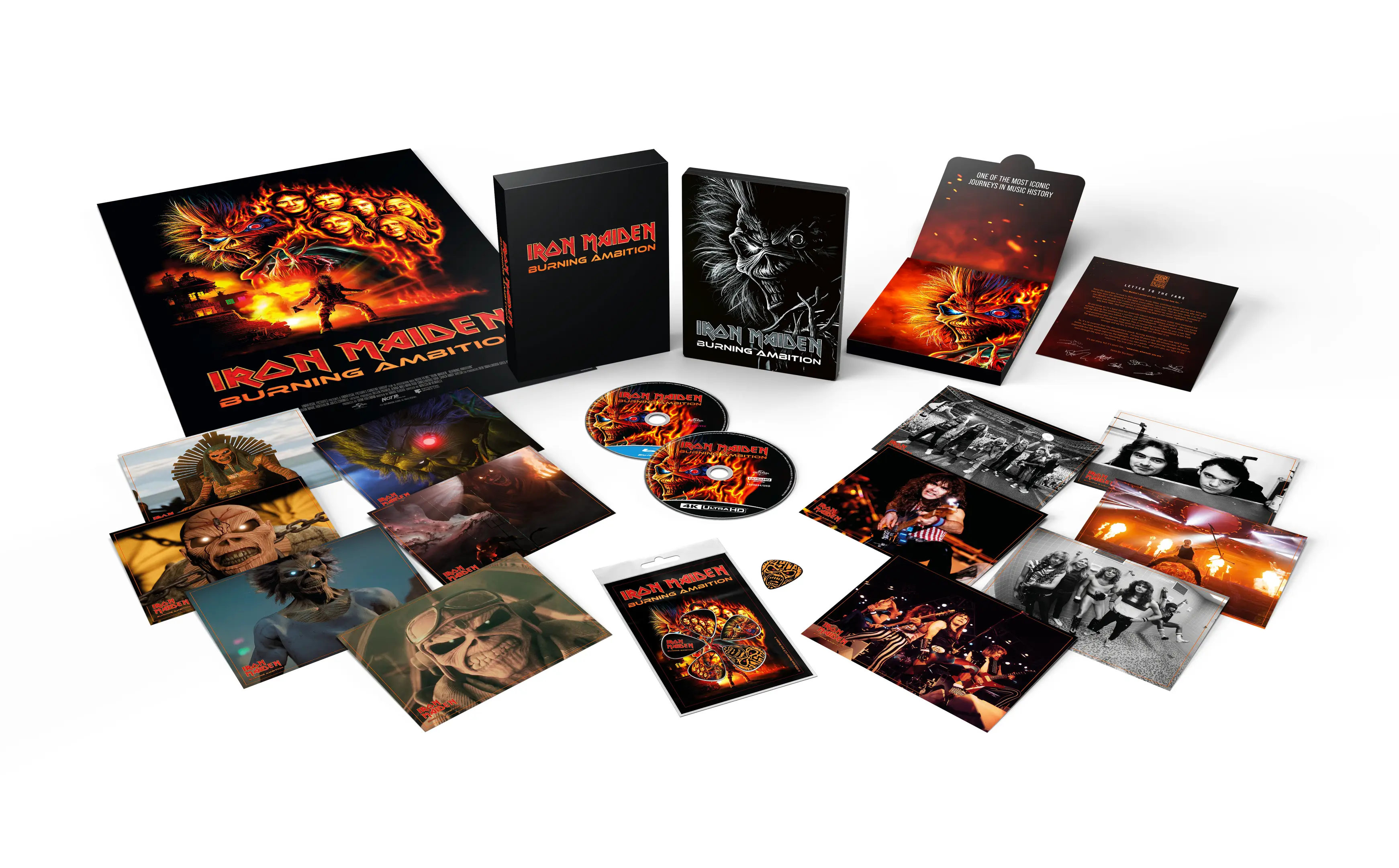 Iron Maiden: Burning Ambition (Collectors Edition, 4K-UHD+Blu-ray) (Shop exkl.)