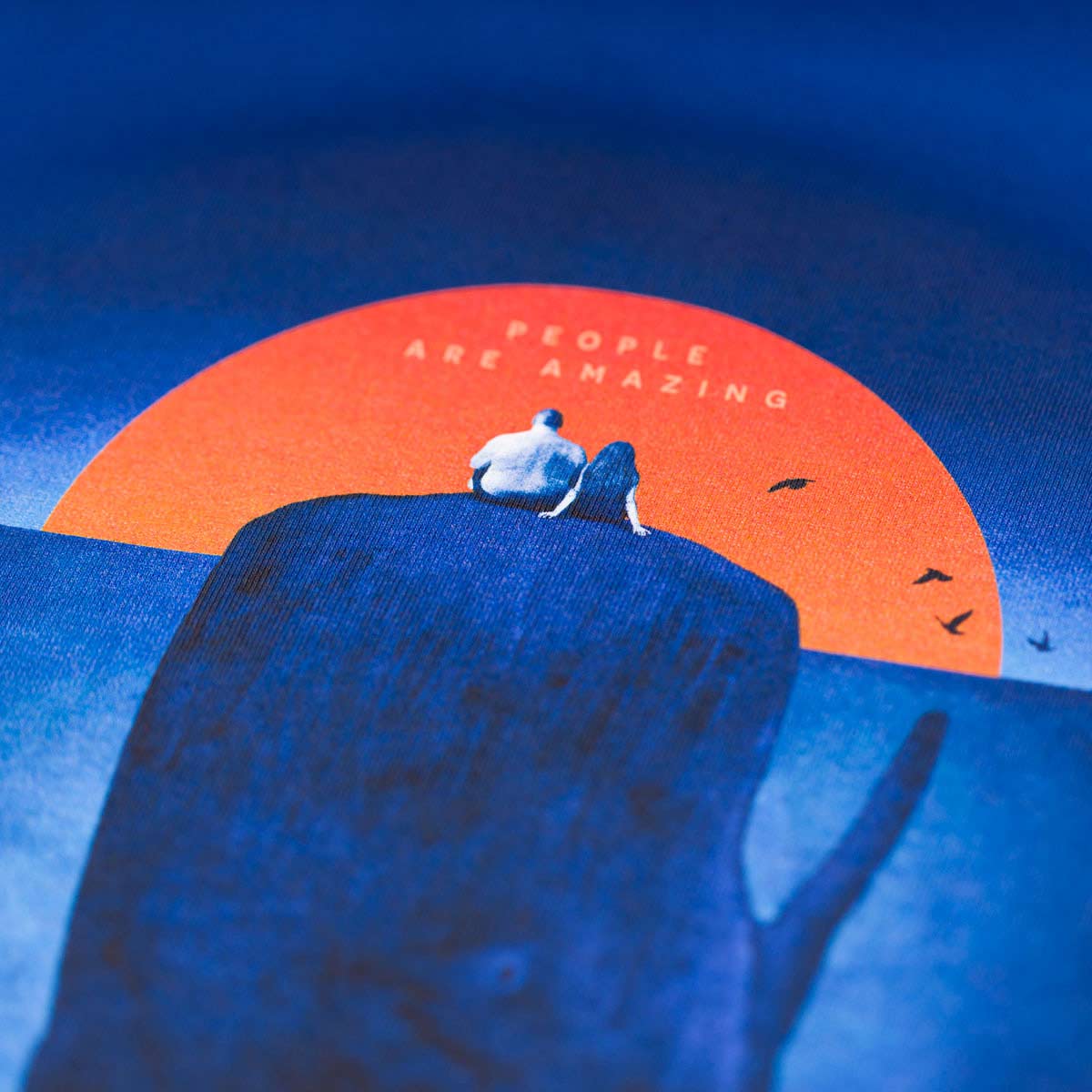The Whale T-Shirt Unisex Royal Blue Image 4