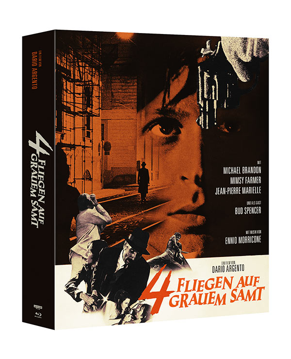Vier Fliegen auf grauem Samt (Special Edition, 4K-UHD, 2 Blu-rays, CD) (exkl. Shop) Vier Fliegen auf grauem Samt (Special Edition, 4K-UHD, 2 Blu-rays, CD) (exkl. Shop)