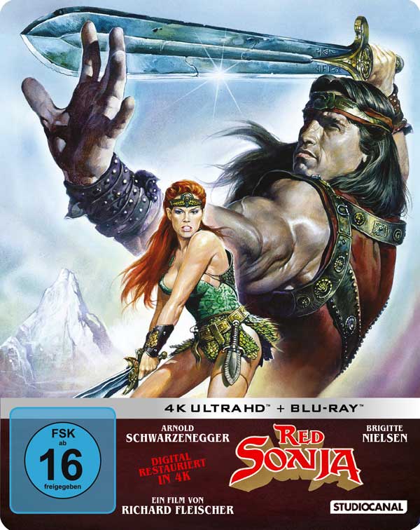 Red Sonja - Limited SB Edition (4KUHD+Blu-ray) Cover Red Sonja - Limited SB Edition (4KUHD+Blu-ray) Cover