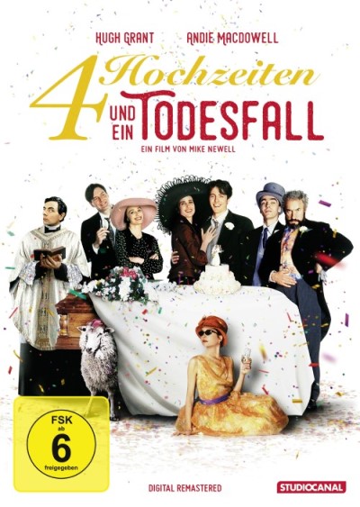 Vier Hochzeiten und ein Todesfall - Digital Remastered (DVD) Cover