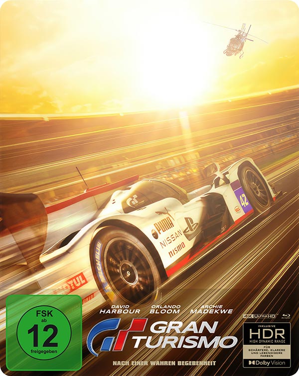 Gran Turismo (Steelbook, 4K-UHD+Blu-ray) Cover