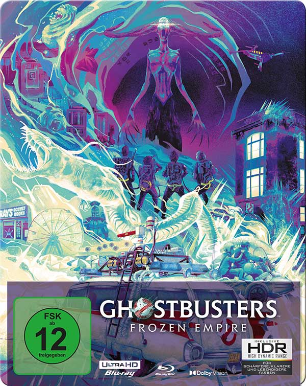 Ghostbusters: Frozen Empire (Steelbook A, 4K-UHD+Blu-ray) Cover Ghostbusters: Frozen Empire (Steelbook A, 4K-UHD+Blu-ray) Cover