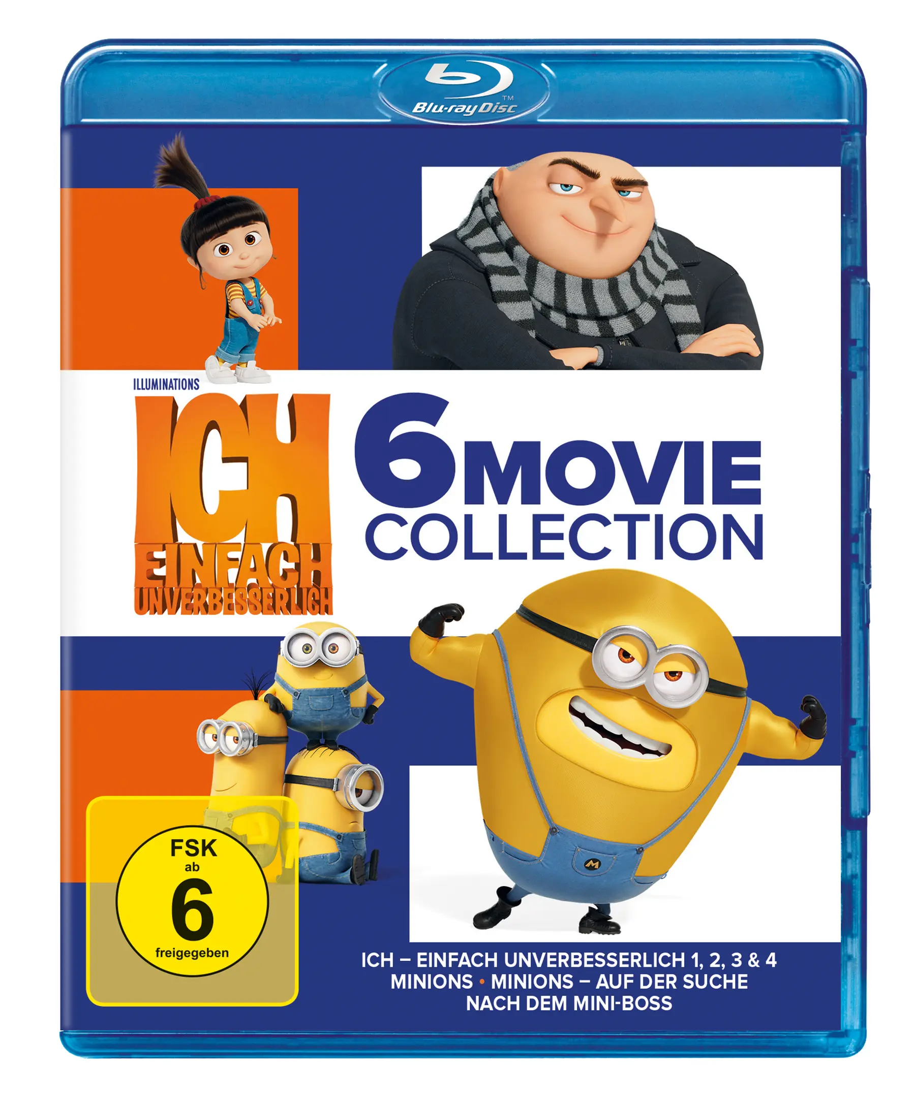 Ich - Einfach unverbesserlich & Minions: 6-Movie Collection (Blu-ray)