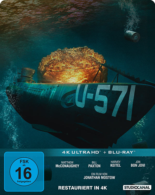 U-571 - Limited Steelbook Edition (4K UHD+Blu-ray) Cover U-571 - Limited Steelbook Edition (4K UHD+Blu-ray) Cover