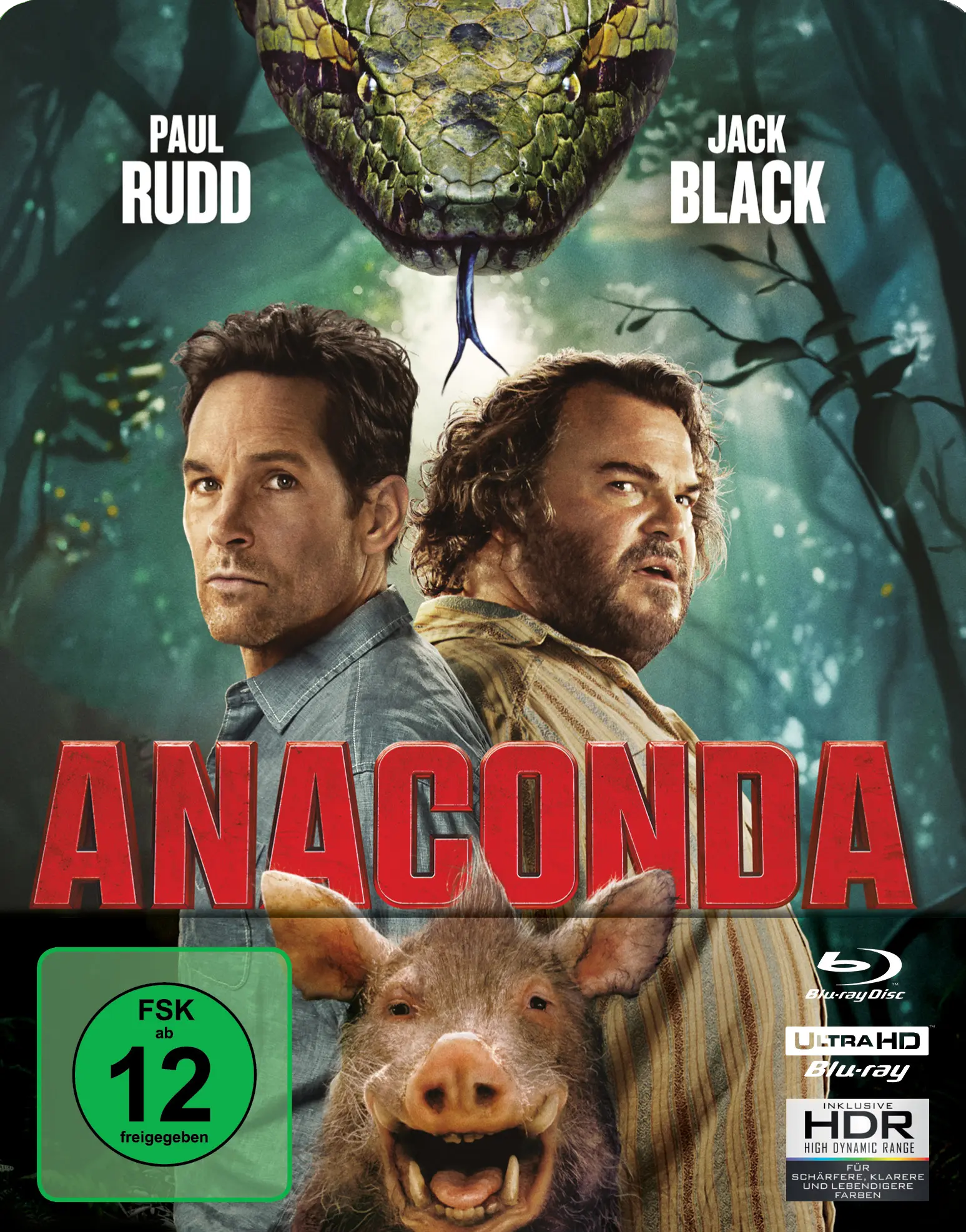 Anaconda (Limitertes Steelbook, 4K-UHD+Blu-ray)