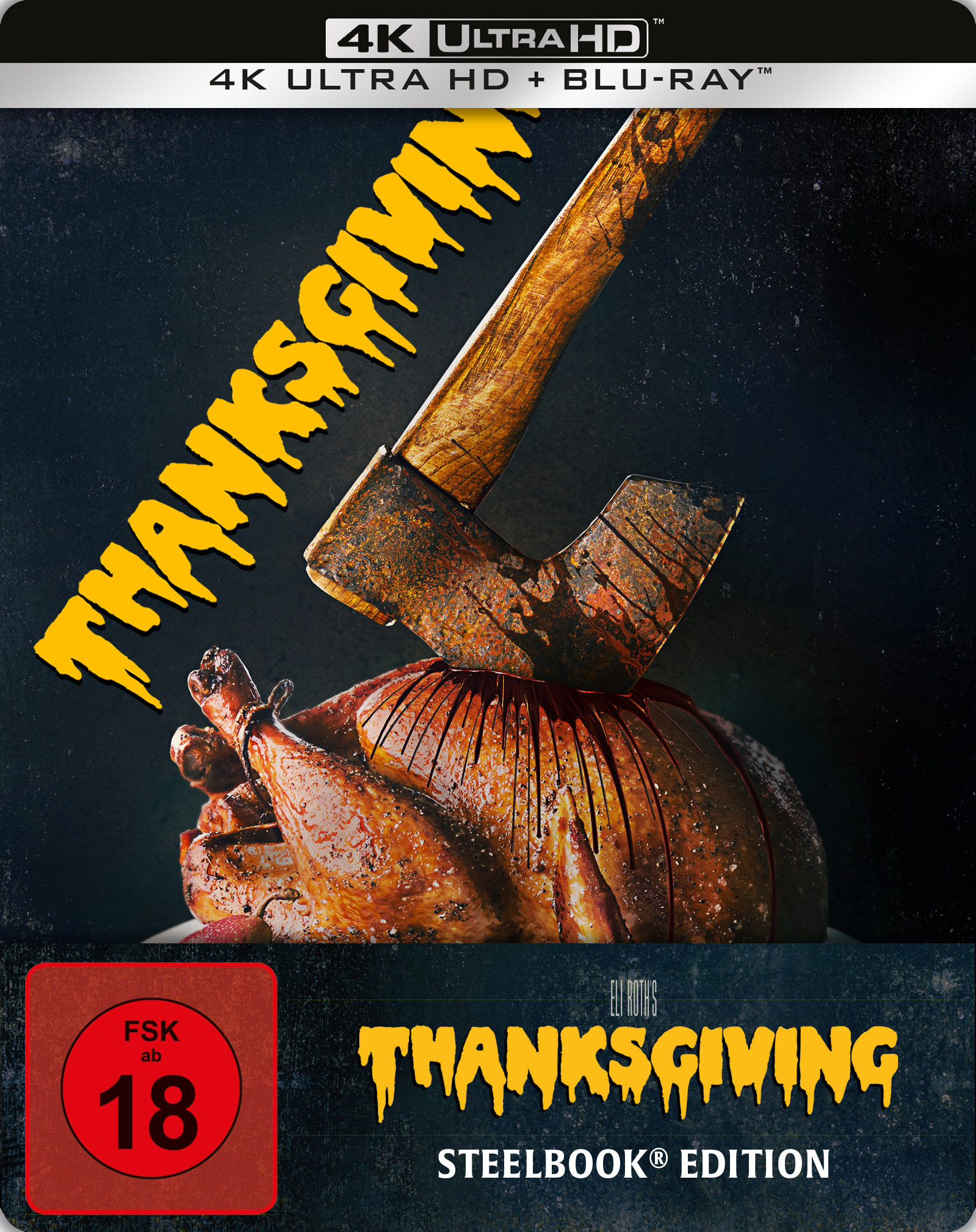 Thanksgiving (Steelbook, 4K-UHD+Blu-ray) Cover