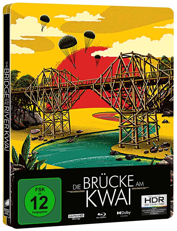 Die Brücke am Kwai (Remastered) (Steelbook, 4K-UHD+Blu-ray) Die Brücke am Kwai (Remastered) (Steelbook, 4K-UHD+Blu-ray)
