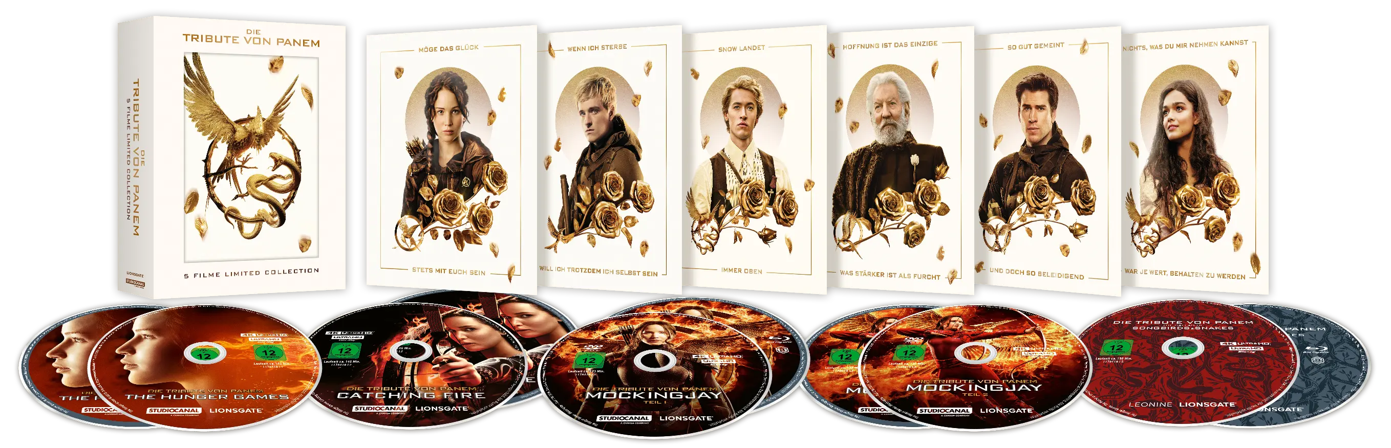 Die Tribute von Panem - 5 Filme Limited Collection (5 4K-UHDs+5 Blu-rays) Die Tribute von Panem - 5 Filme Limited Collection (5 4K-UHDs+5 Blu-rays)