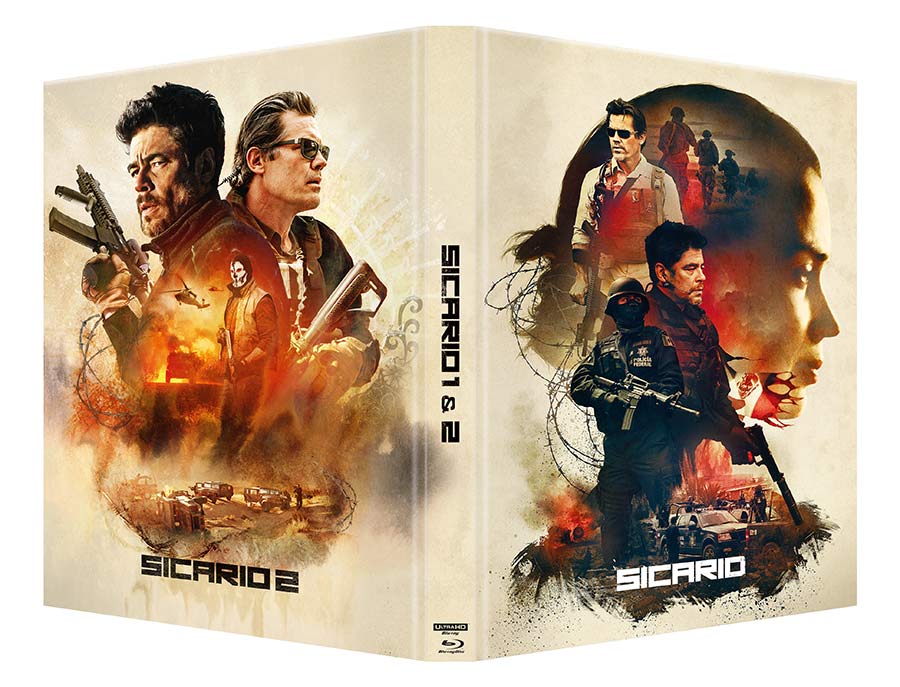 Sicario 1 & 2 - Limited Collector´s Edition Cover A (2 4K UHDs + 2 Blu-rays) (exkl. Shop) Sicario 1 & 2 - Limited Collector´s Edition Cover A (2 4K UHDs + 2 Blu-rays) (exkl. Shop)
